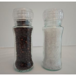 Kvrn med Peberkorn i Klar Acryl (PeberKvrn med indhold) (NYHEDS TILBUD)