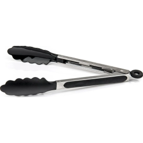 Tang Multitang L27cm m/sort plasthoved/-greb (Servering/Anret)