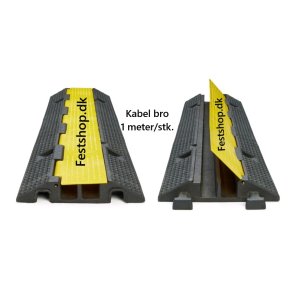 Kabelbro Gul/Sort