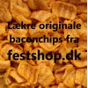 Bacon chips, de store originale chips i store poser &aacute; 200g. (Salg)