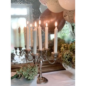 Lysestage s�lv 5-arme H23cm 