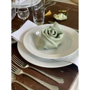 Suppetallerken, Hvid 22cm