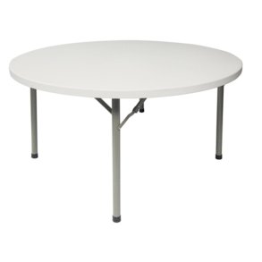 Bord, Rund 120cm Letvgtsbordplade, 4-6 personer