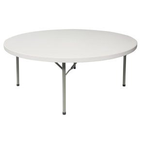 Bord, Rund 180cm Letvgtsbordplade, 10 personer