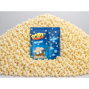 Popcorn-kit til  10 Liter f�rdige Popcorn, Giver ca. 15 portioner (Salg)