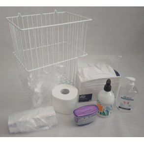 Toilet: Komplet forbrugs pakke til 100prs, Toiletvogn/ToiletTrailer, WC-Pakke Luxus (SALG)