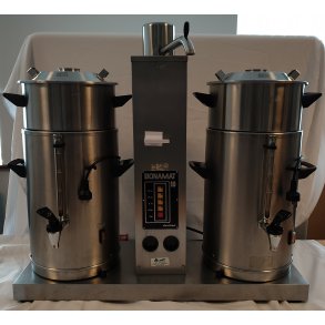 Kaffemaskine/Kaffebrygger 2x10 ltr. Fuldautomatisk m/vandtilslutning